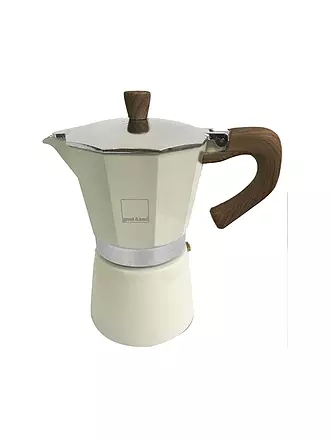 GNALI & ZANI | Espressokocher Venezia 6 Tassen Creme | 